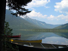 Canada-British Columbia-Bowron Lakes Canoe Circuit